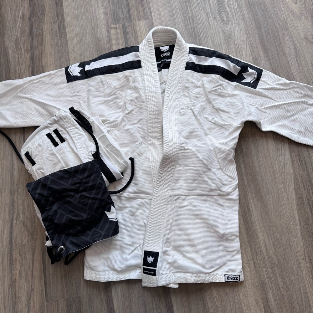 KINGZ Kimonos A2 Jiu Jitsu Gi, White